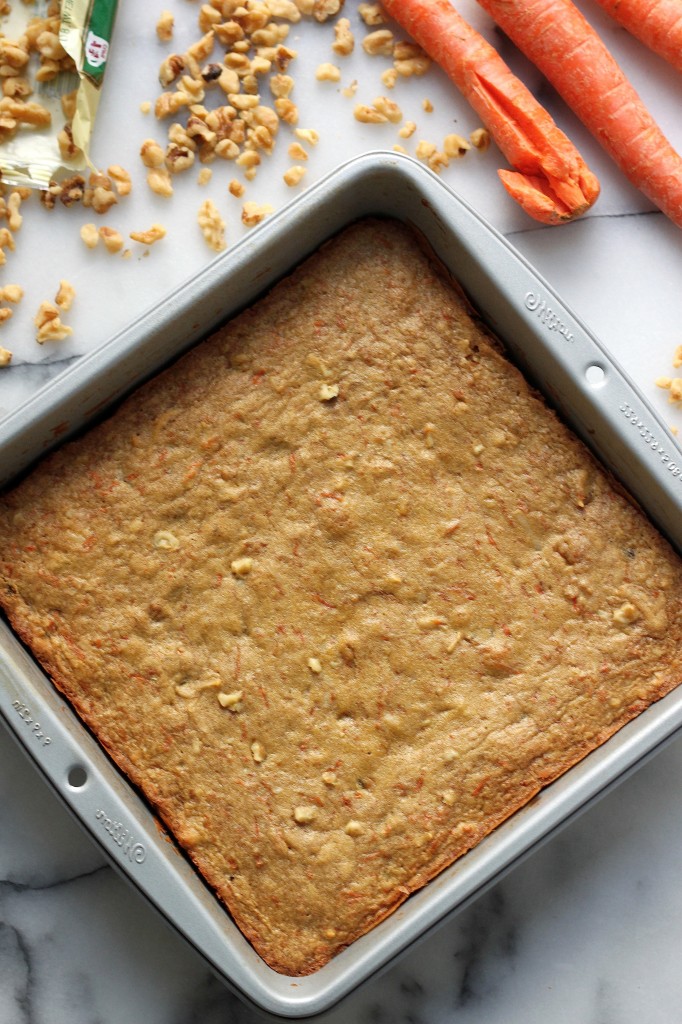 Carrot Cake Blondies Baker by Nature
