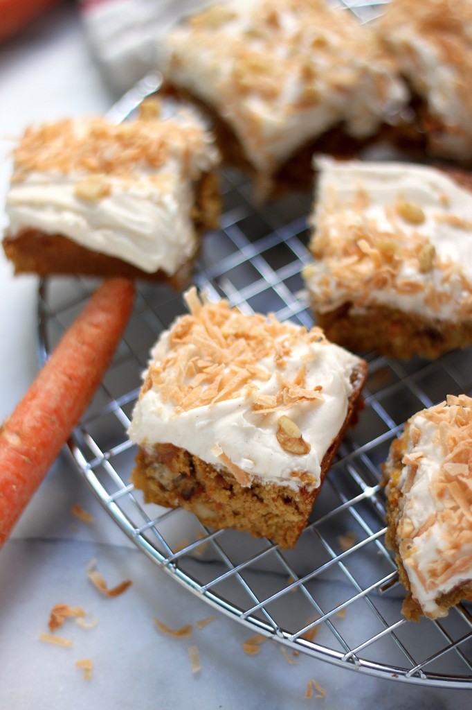 Carrot Cake Blondies Baker by Nature