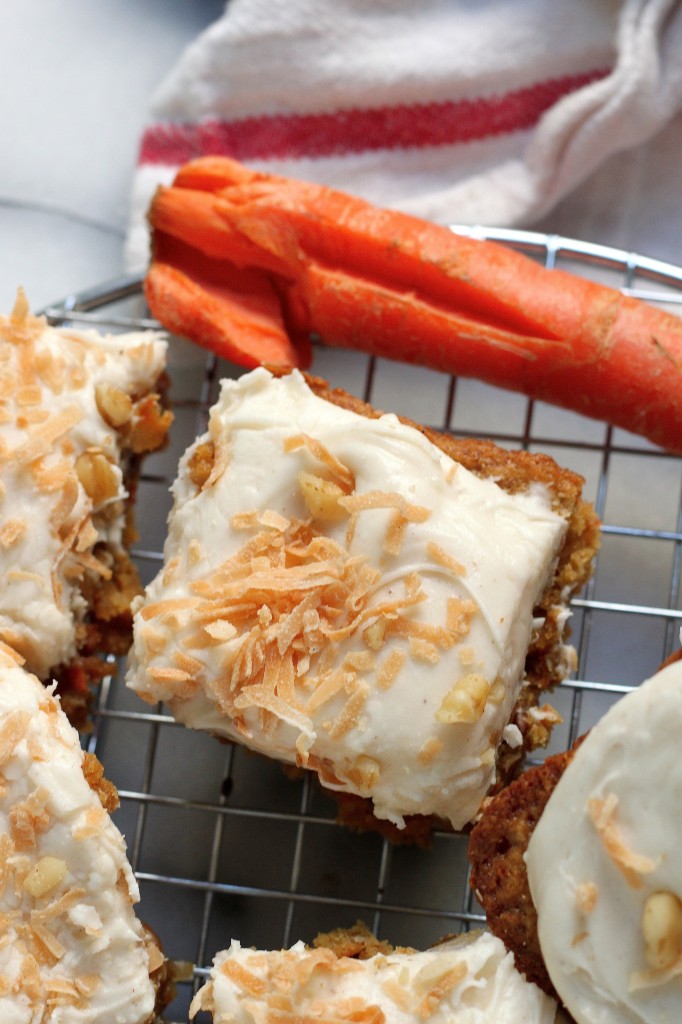 Carrot Cake Blondies Baker by Nature