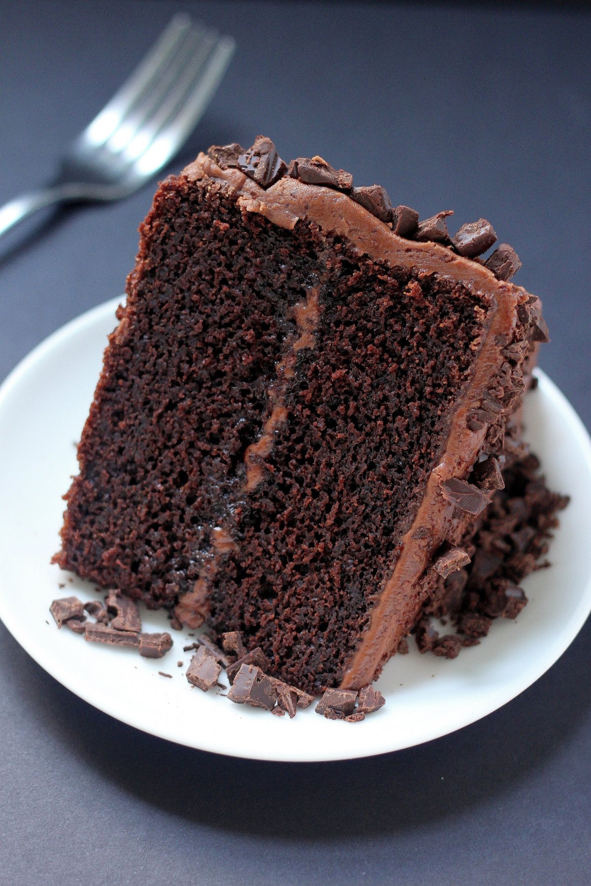 Super Decadent Chocolate Cake with Chocolate Fudge Frosting - Baker by ...
