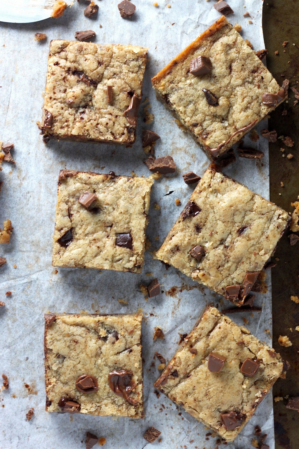 Coconut Oil Chocolate Chunk Cookie Bars Baker by Nature