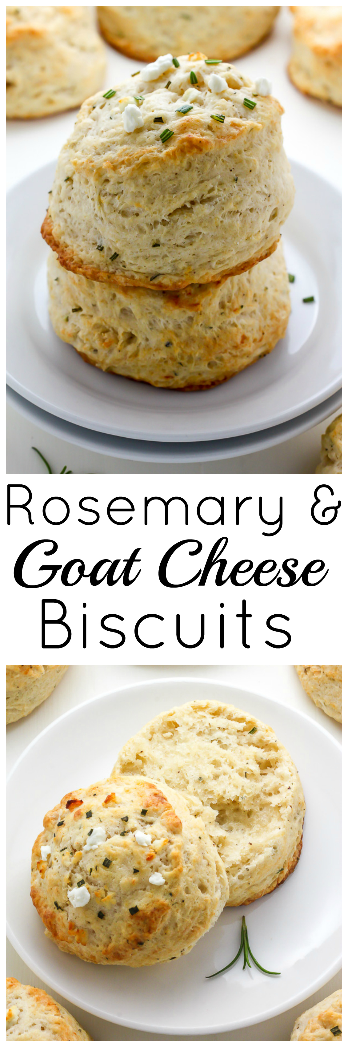 Rosemary Goat Cheese Biscuits Baker by Nature