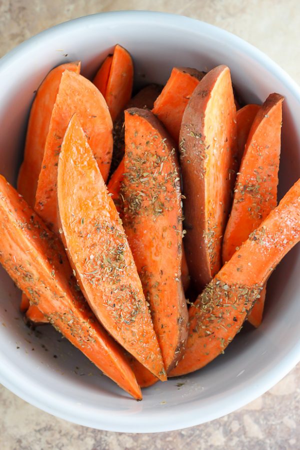 Extra Crispy Sweet Potato Wedges Baker By Nature