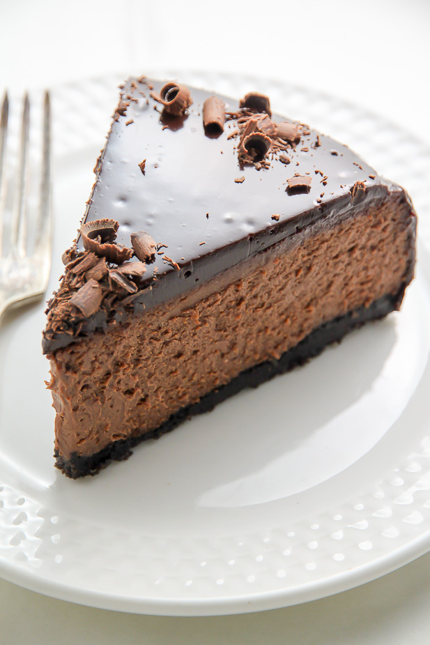 Kahlua Chocolate Cheesecake - Baker by Nature