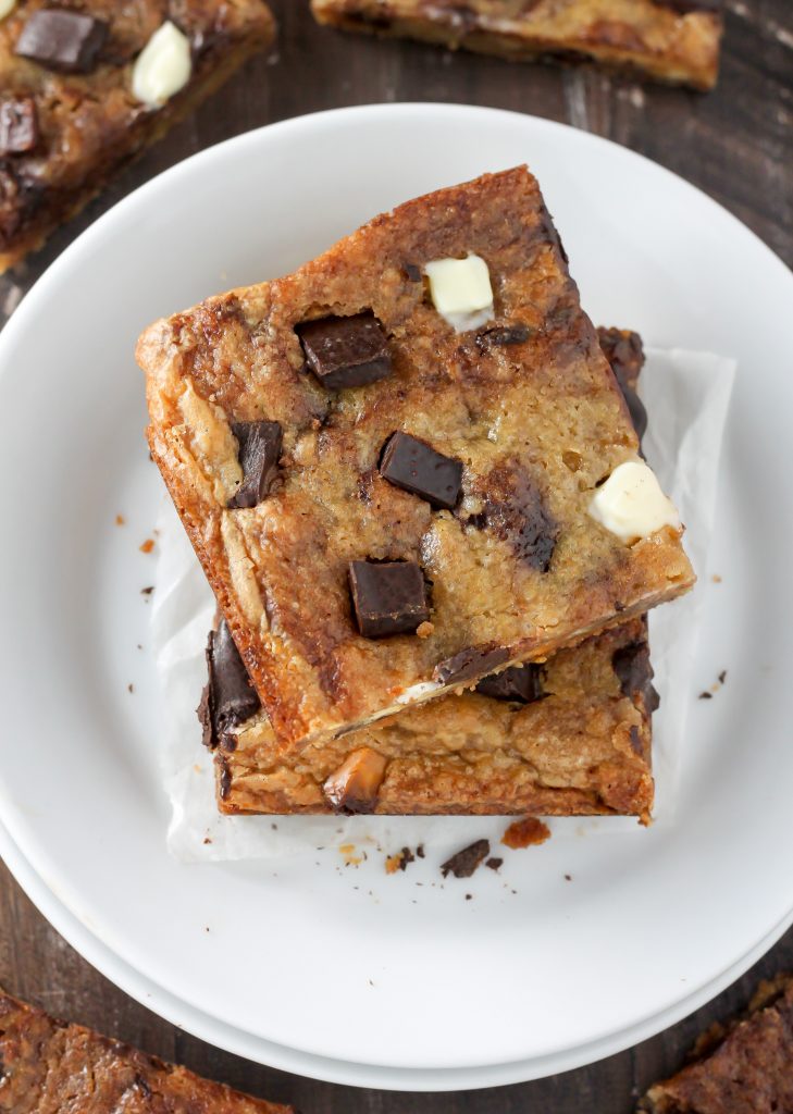 Triple Chocolate Blondies