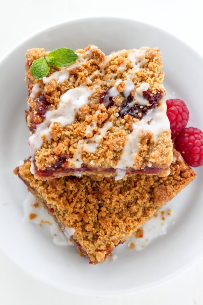 Raspberry Crumb Bars