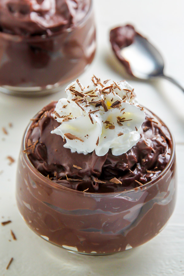 Silky smooth and creamy chocolate pudding made with just 5 simple ingredients. This delicious recipe is foolproof!