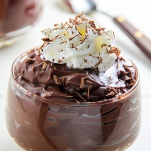 Silky smooth and creamy chocolate pudding made with just 5 simple ingredients. This delicious recipe is foolproof!