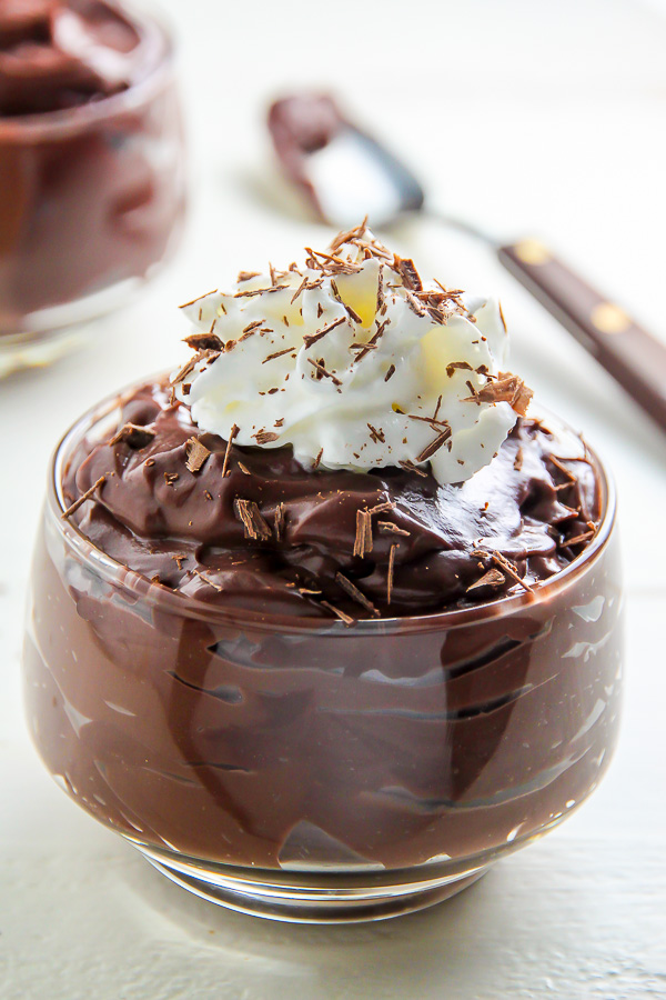 Silky smooth and creamy chocolate pudding made with just 5 simple ingredients. This delicious recipe is foolproof!