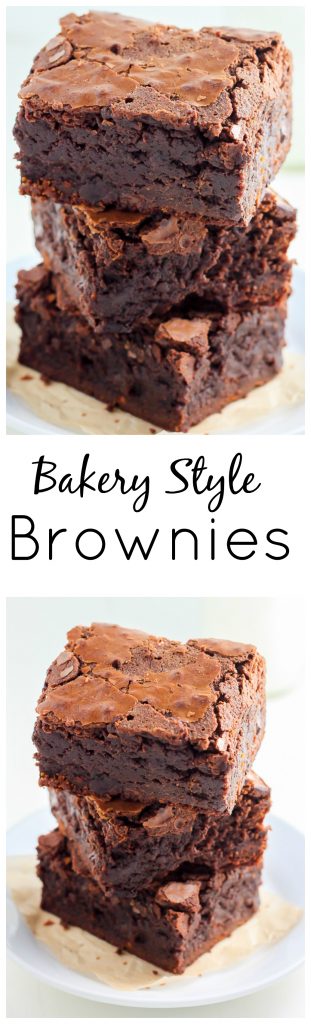 This is the recipe for the FAMOUS Baked Bakery brownies! Super thick, fudgy, and sure to win you over!