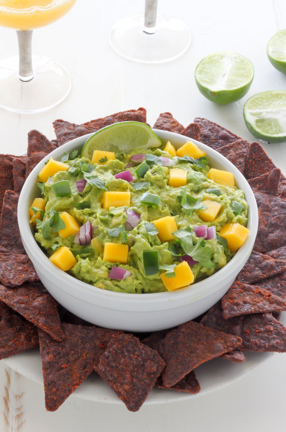 Spicy Mango Guacamole - Baker by Nature