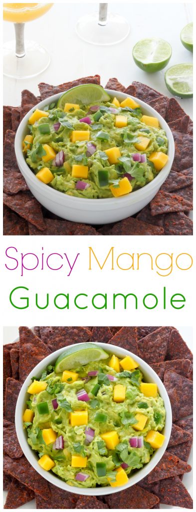 Spicy Mango Guacamole - Baker by Nature