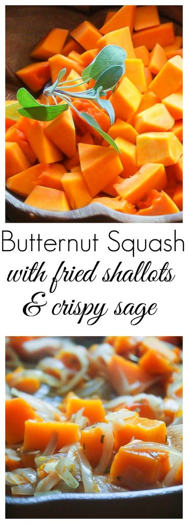 Butternut Squash with Shallots and Sage