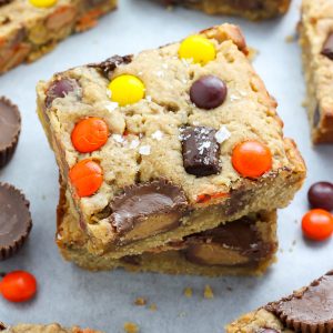 Loaded Peanut Butter Cookie Bars - simply incredible!