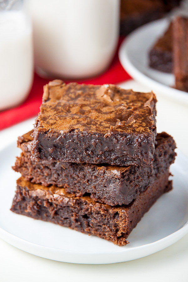 Inspired by Mexican Chili Hot Chocolate, these Spicy Dark Chocolate Brownies are rich, flavorful, and undeniably delicious!
