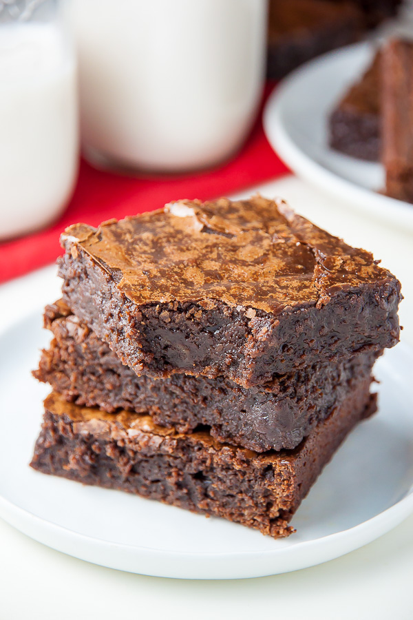 Inspired by Mexican Chili Hot Chocolate, these Spicy Dark Chocolate Brownies are rich, flavorful, and undeniably delicious!