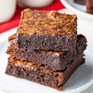 Inspired by Mexican Chili Hot Chocolate, these Spicy Dark Chocolate Brownies are rich, flavorful, and undeniably delicious!