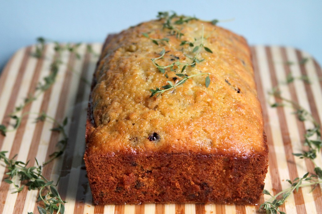 Lemon Blueberry & Thyme Olive Oil Pound Cake