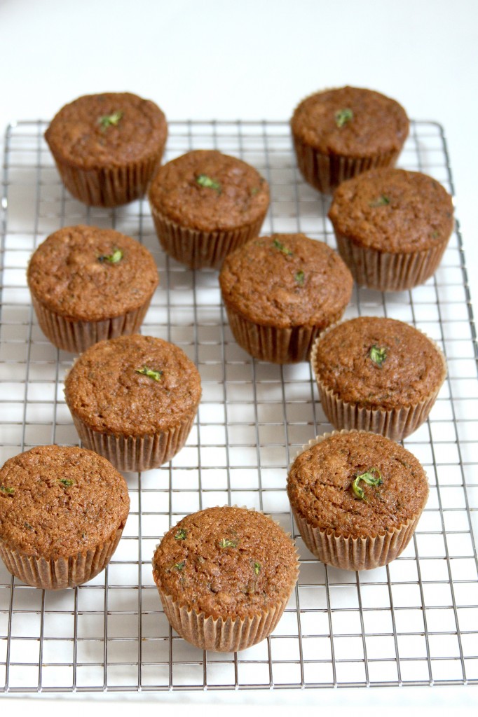 (Vegan) Spelt Flour Zucchini - Maple Muffins