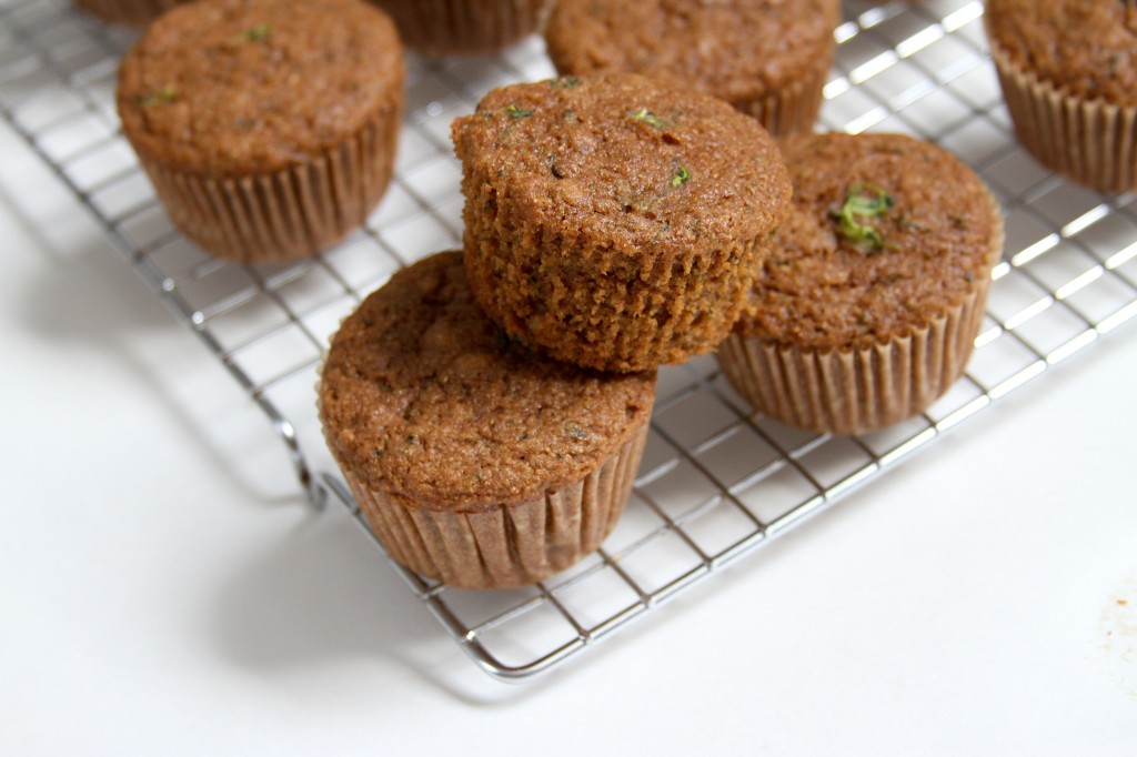 (Vegan) Spelt Flour Zucchini - Maple Muffins