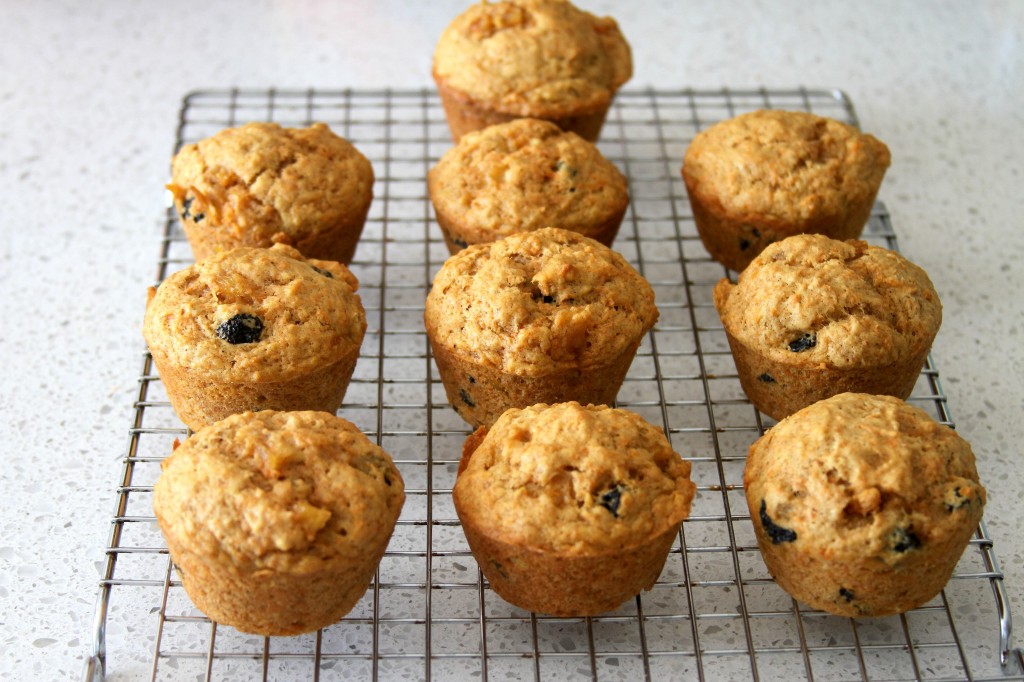 Vegan Carrot Cranberry Muffins 