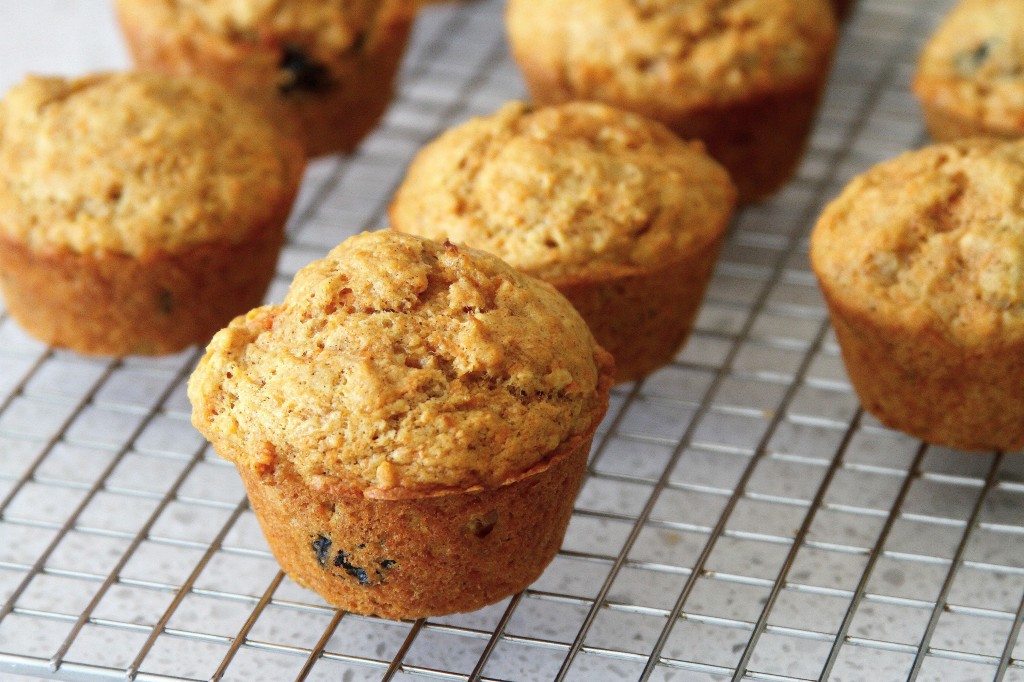 Vegan Carrot Cranberry Muffins 