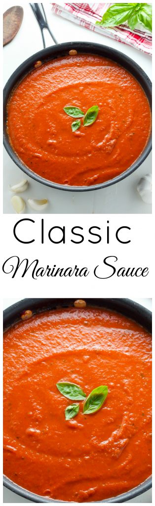 Classic Marinara Sauce