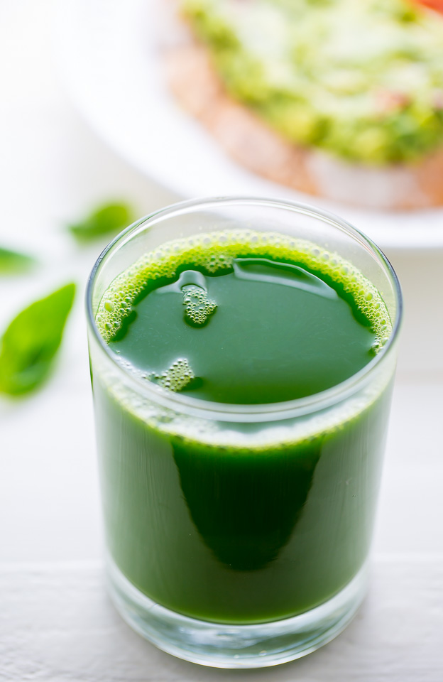 Avocado Toast and Homemade Green Juice