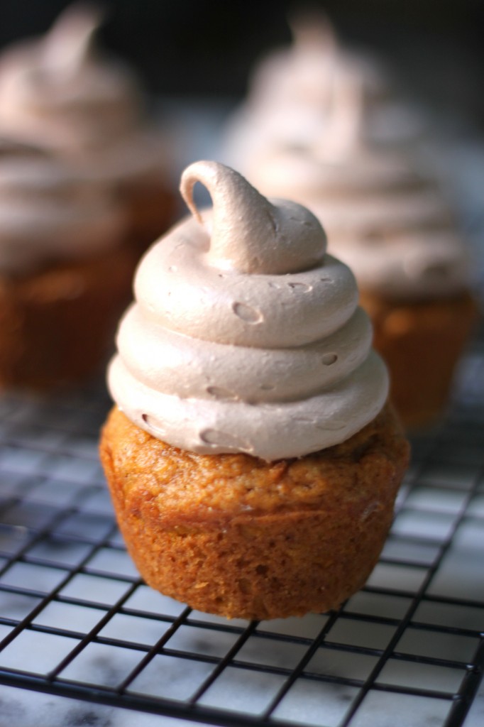 Pumpkin High Hat Cupcakes 