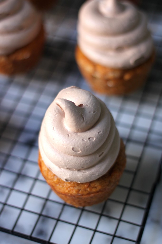 Pumpkin High Hat Cupcakes 