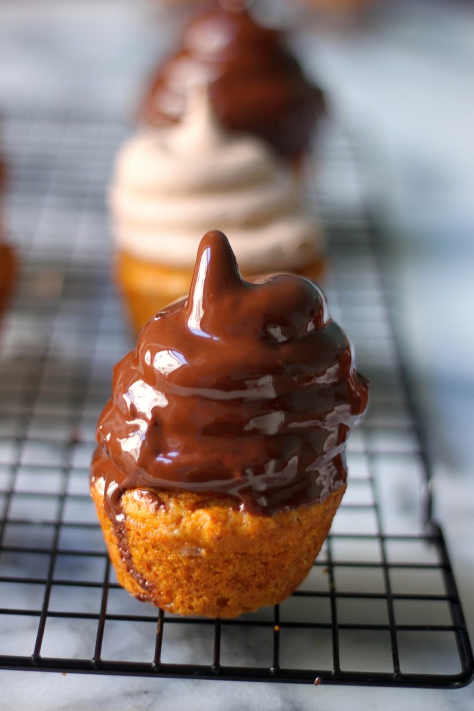 Pumpkin High Hat Cupcakes 