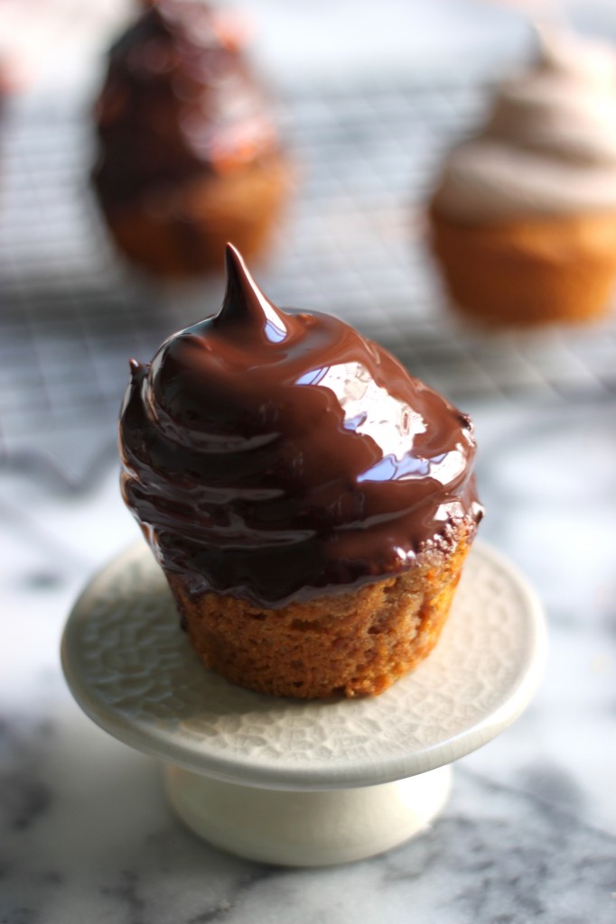 Pumpkin High Hat Cupcakes 