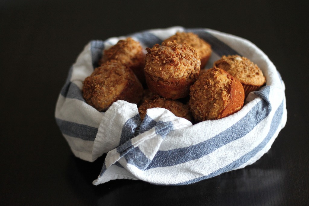 Brown Butter Sweet Potato Granola Muffins