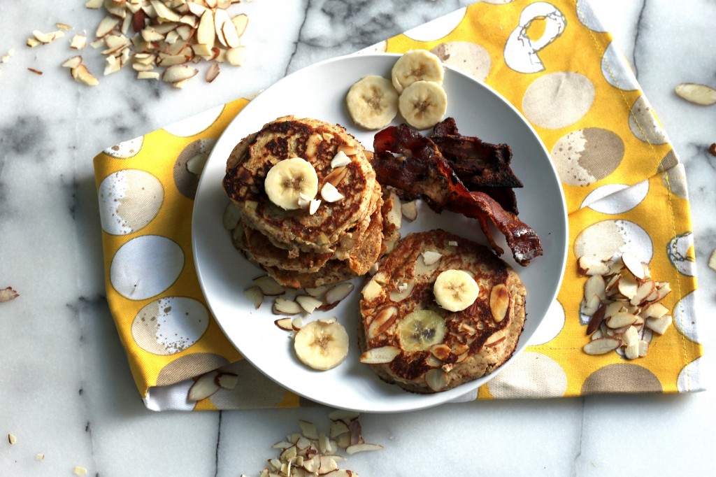 Almond & Ricotta Banana Pancakes 