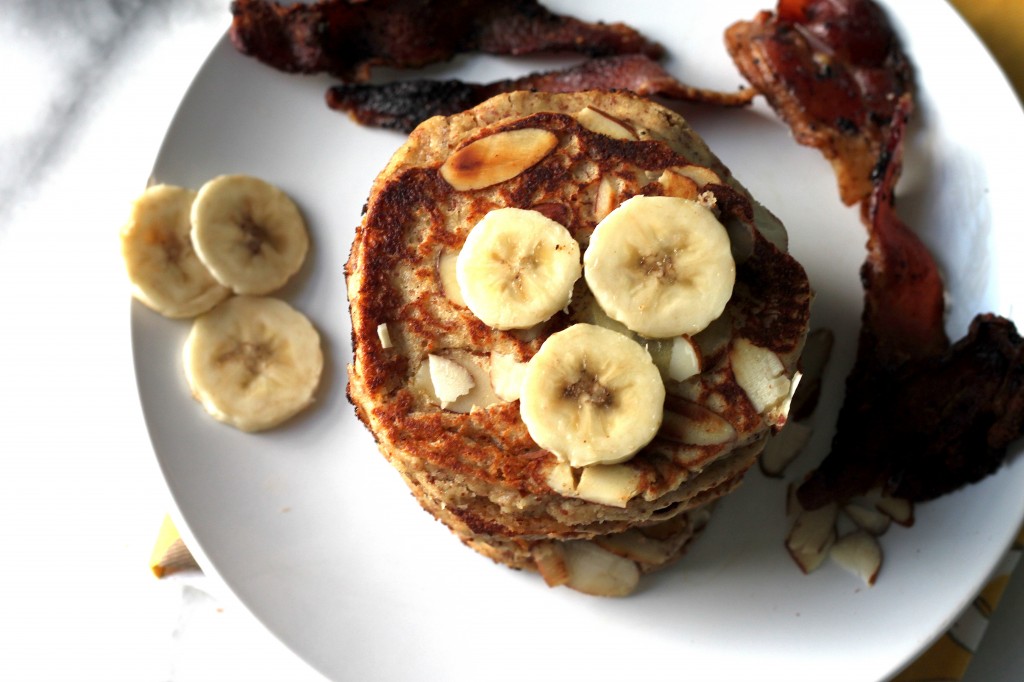 Almond & Ricotta Banana Pancakes 