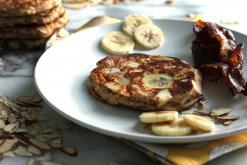 Almond & Ricotta Banana Pancakes 