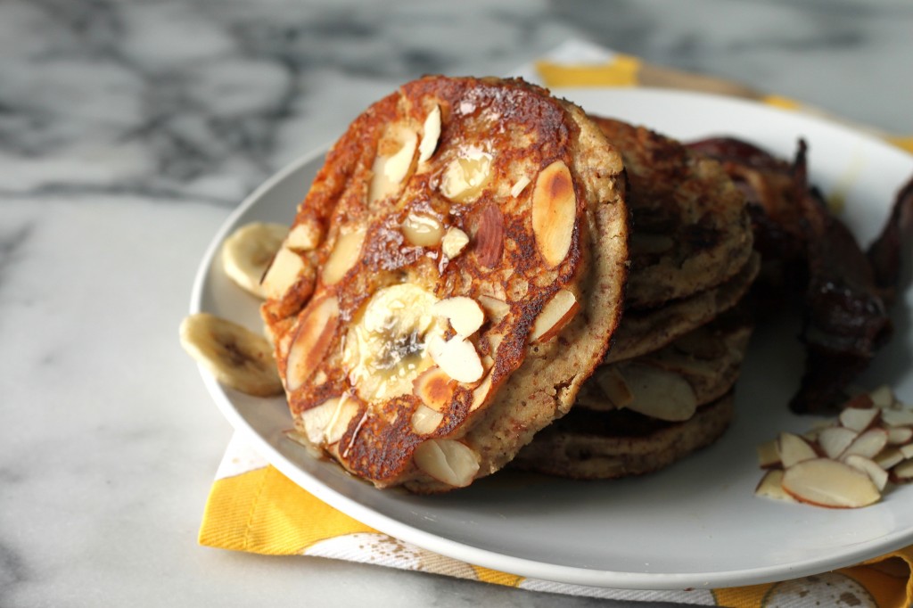 Almond & Ricotta Banana Pancakes 