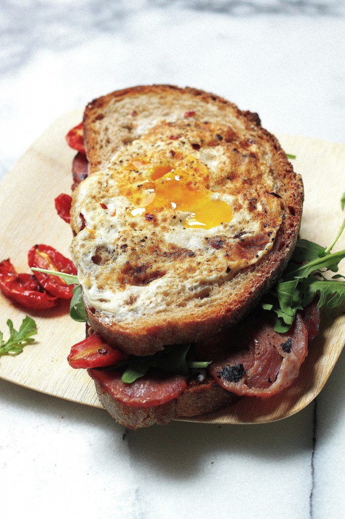 "Bird's Nest" Breakfast BLT