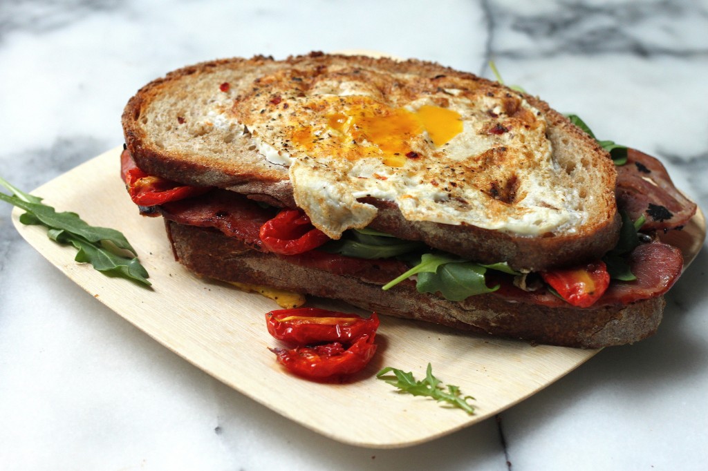 "Bird's Nest" Breakfast BLT