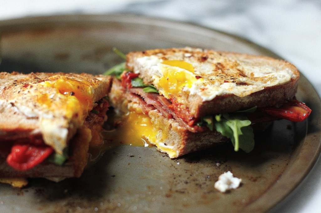 "Bird's Nest" Breakfast BLT