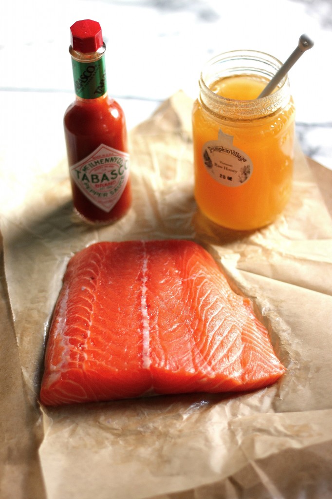 20 Minute Tabasco & Honey Roasted Salmon 