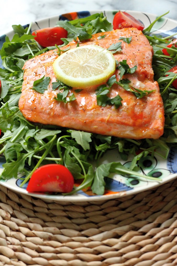 20 Minute Tabasco & Honey Roasted Salmon 