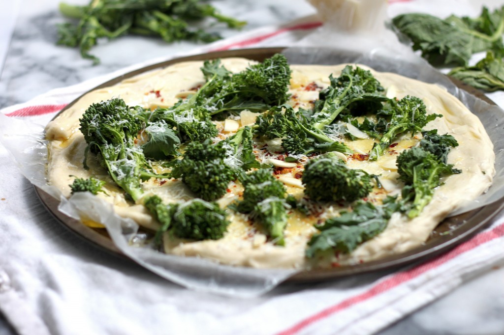 Broccoli Rabe & Burrata Pizza 