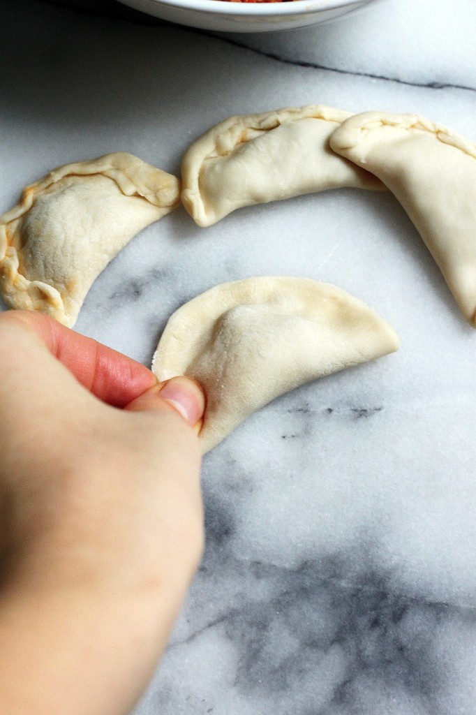 Italian Sausage, Pepper, and Onion Dumplings 