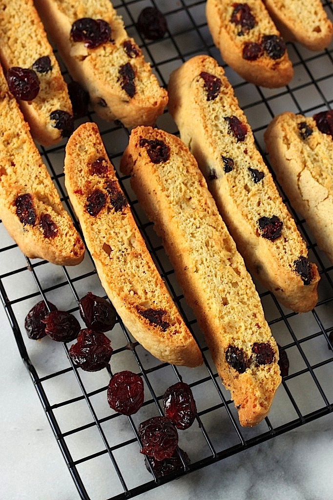 Cranberry Orange Biscotti - Baker by Nature