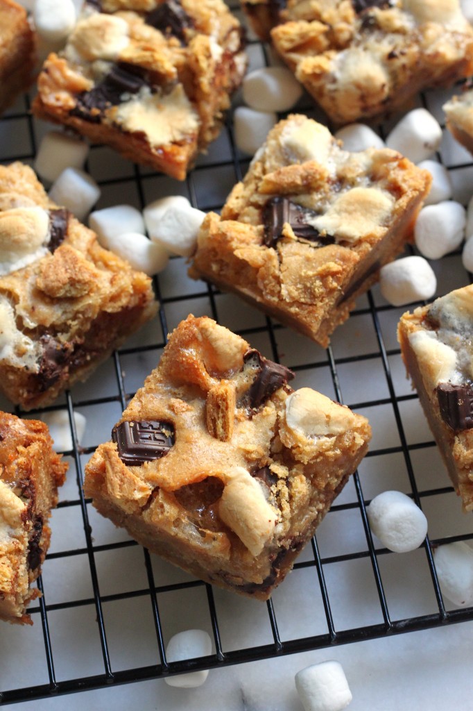 Double Decker S'mores Blondies 