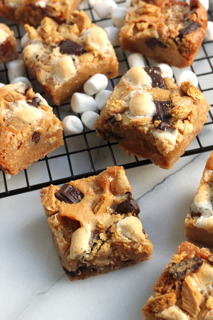 Double Decker S'mores Blondies 