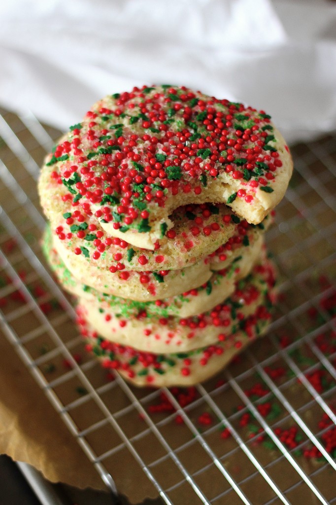 Holiday Confetti Cheesecake Cookies