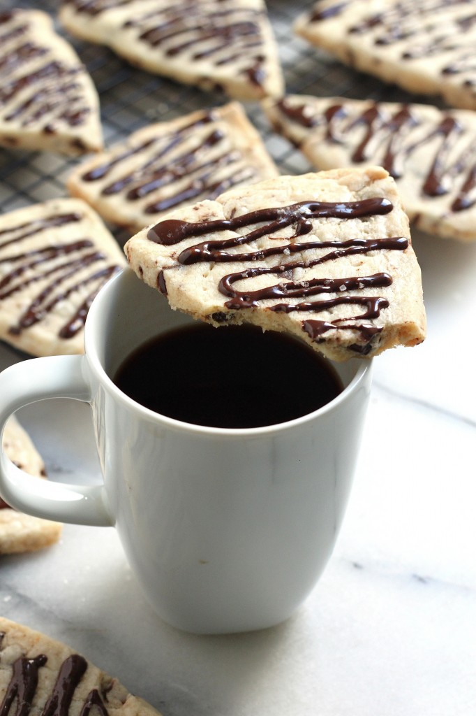 Chocolate Chunk Clementine Shortbread 