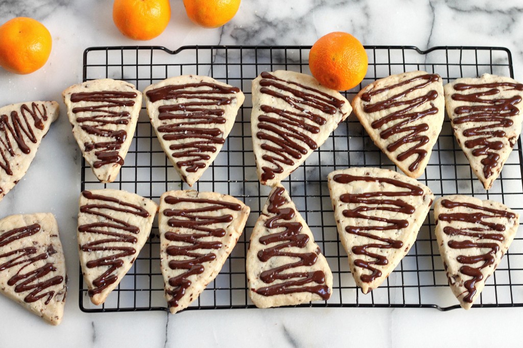 Chocolate Chunk Clementine Shortbread 